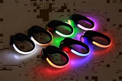 Safety LED Shoe Kasut Light Clip Running Cycling