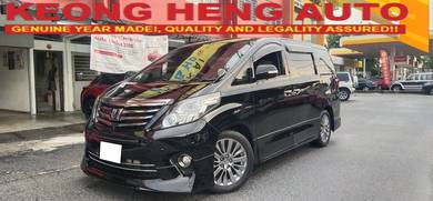 2012 Toyota ALPHARD 2.4 240S FACELIFT (A) 1YR-WRTY