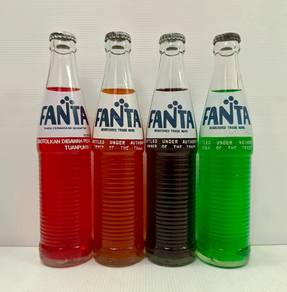 Lot Fanta Malaysia Circa 70's Bottles