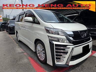 2014 Toyota VELLFIRE 2.4 ZG Sunrof Theater 360 FUL