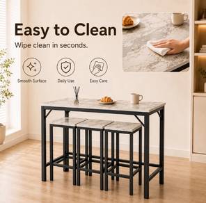 Dining Table Set 1+4 Meja Makan
