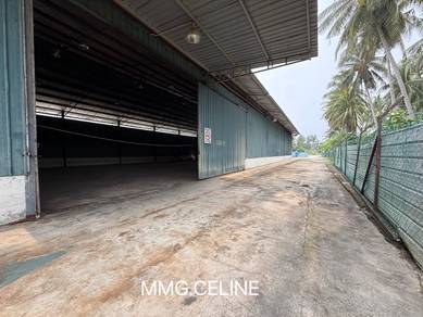 Kuala Selangor Assam Jawa  1000 Amp Single Storey Warehouse For Rent