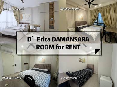 NEW NEW‼️Balcony & Medium Room @ D'ERICA Damansara Perdana PJ Near 1U