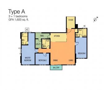 Raffel Tower Gelugor | Freehold | 1600sqft | 2 Car Parks