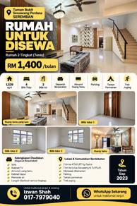 2-storey-Terraced-House-for-rent-Senawang-Negeri-Sembilan