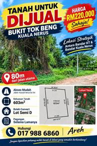 Tanah Lot Bukit Tok Beng,Seberang Takir,Kuala Nerus Dekar Jalan Utama