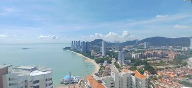 Coastal Tower Condo Nice Seaview Fully Renovation 2 cp Tanjung Bungah