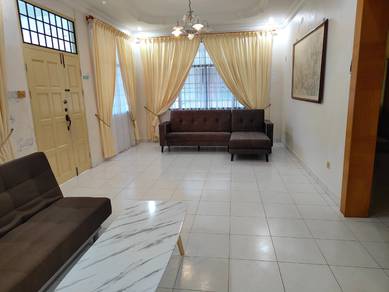 Partially furnished single storey near Miri Airport area for Rent