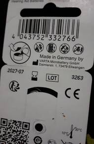 earplug batteries