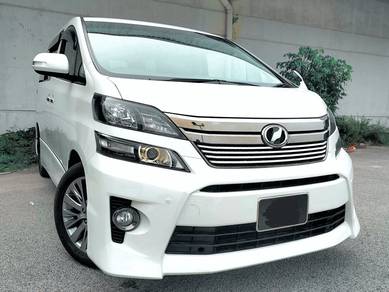 2013 Toyota VELLFIRE 2.4 Z GOLDEN EYES ANH20W