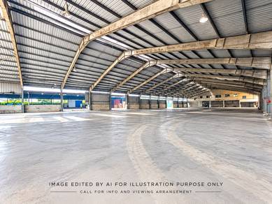 KEMPAS LIGHT INDUSTRIAL 1 ACRE 400AMP Detached Factory FOR RENT