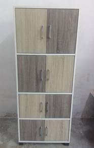 Almari Kayu 8 Pintu / Tall Storage Cabinet – Used