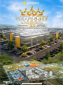 Three Story Commercial Shops at MetroCity Crown