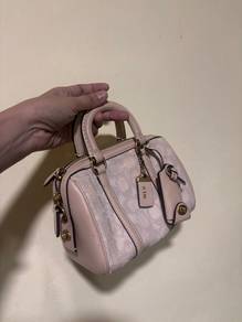 Coach Ruby Satchel 18 in Signature Textile Jacquar