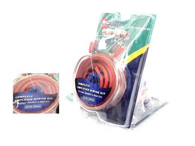 Mcawk-1004agu caliber 4ga amplifier wire kit