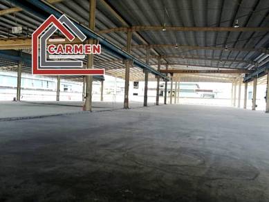 【2 STOREY DETACHED FACTORY 2 acres 】1200AMPS Bukit Minyak Near Highway
