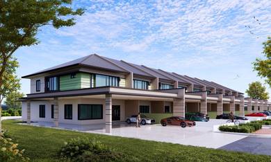 Large Size Double Storey Terrace House at off Jalan Kangkok, Batu Kawa