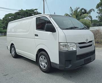 2017 Toyota Hiace 2.5 (M) Panel Van can full loan