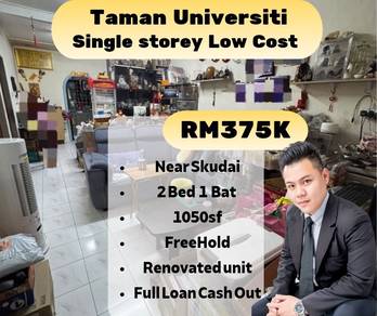Taman Universiti Single Storey Low Cost House/Jalan Kebangsaan/Skudai