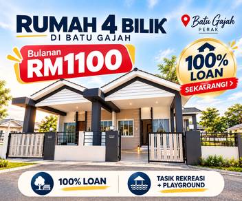 feature ad Ipoh Batu Gajah, 100% Loan➕RM0 Deposit