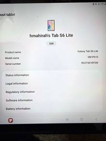 Samsung Tab S6 lite