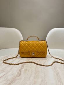 Chanel Mini Coco Handle With Rhinestones Flap Bag
