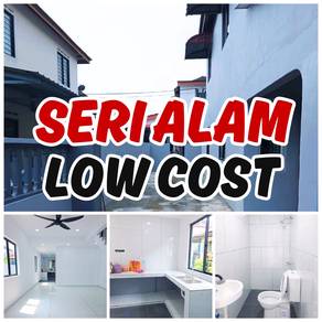 FULL LOAN!! Seri Alam End lot Low Cost Terrace for sale🔥尾间有地廉价排楼出售