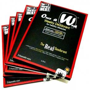 Original OAW 3's Weekly Natural Deodorant Wipes