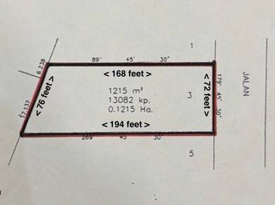 13,078 sf, Residential Flat Land, Seksyen 7 Shah Alam