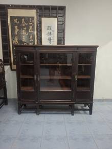 Teak Wood Glass Display Cabinet | 柚木玻璃展示柜