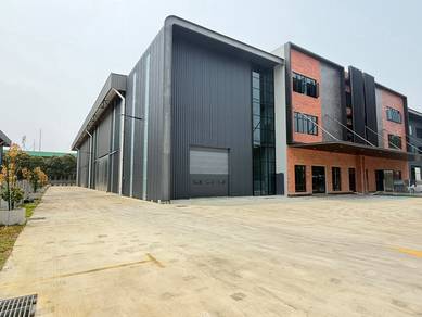 High Ceiling New Warehouse Bu 23ksf Pandamaran Port Klang for Rent
