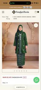 Baju Kurung Songket w’ Selendang