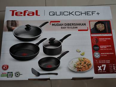 Tefal Quickchef Black 7pcs