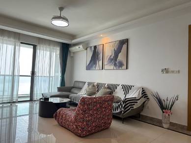 R&F Princess Cove @ Walking Distance Ciq, Fully Furnished, Sea View