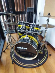 Sudoku 5-Piece Acoustic Drum Set + Dark Knight Cym