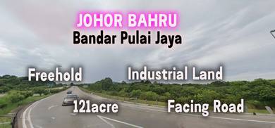Johor Bahru Bandar Pulai Jaya 121acre Freehold Industrial Land