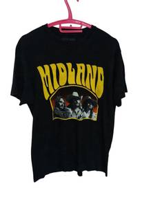 127.Midland Country Band Tour T-Shirt Black