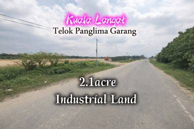 Kuala Langat Telok Panglima Garang 2.1acre Industrial Land Non Bumi