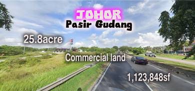 Johor Bahru 25.8acre Commercial Land Taman Masai Utama Pasir Gudang