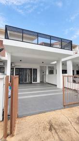 Freehold Extended 2 Sty Terrace Facing Open Nukilan Alam Impian