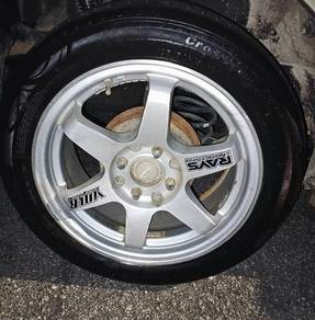 te37 rim 15 inci pcd 100 jual @ swap rim standard