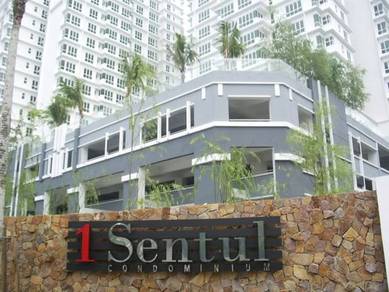 1 SENTUL CONDO, Actual, Freehold, FULLY RENO, Well Keep, Low Deposit