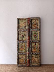 Handpainted Vintage Door Wall Decor