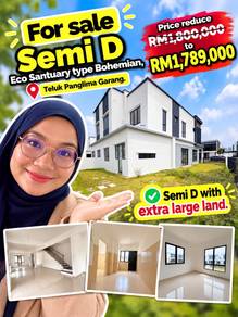 [20 Ft Side Land] 2-storey Semi-d Type Bohemia Eco Sanctuary