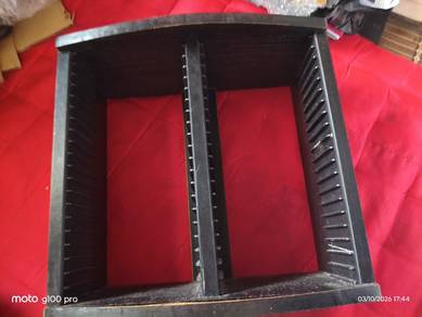 Rak Cd Kayu / Wooden CD Rack Shelf 