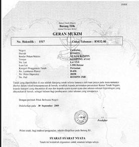 Land For Sale 1.5 Hectare