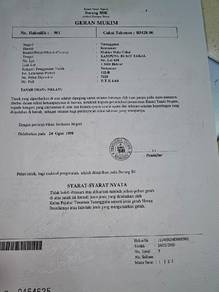 tanah pertanian 3.362 ekar bukit takal kemaman