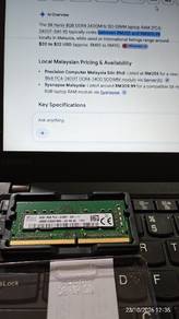 Used RAM for Sale 8GB SO-DIMM (PC4-2400T-SA1-11)