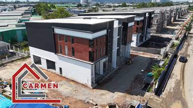 【 3 STY SEMI-D FACTORY 40ft Ceiling】Builtson Industry Permatang Tinggi