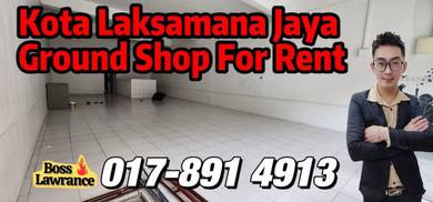 Kota Laksamana Jaya Ground Floor Shop For Rent 马六甲市区底层店铺出租 Limbongan